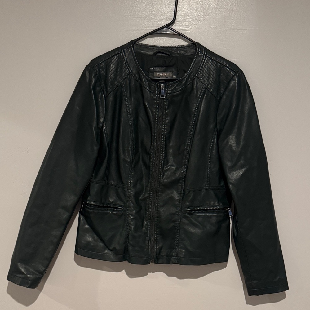 Roz & Ali Dark Leather Jacket